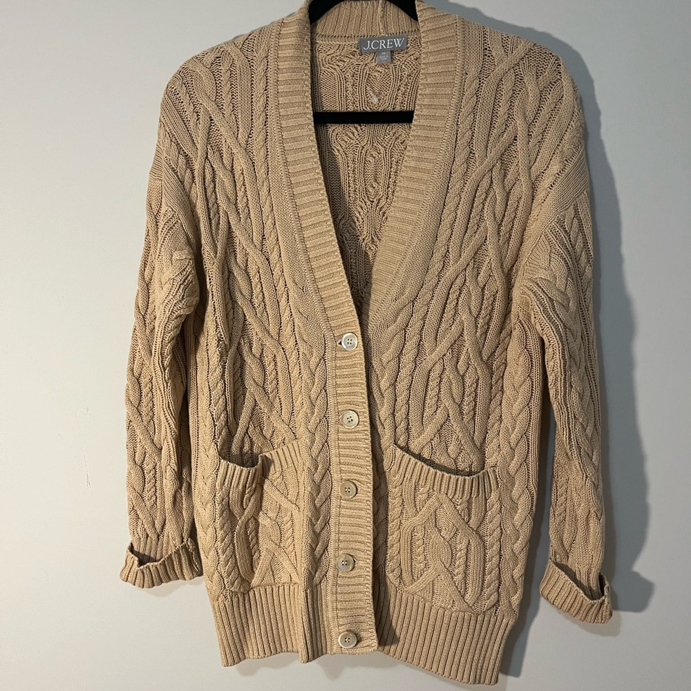 J crew cardigan